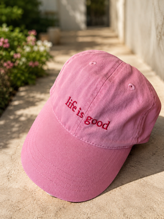 Life is good Cap - Pink