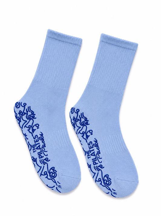 Blue Basics - Grip Socks
