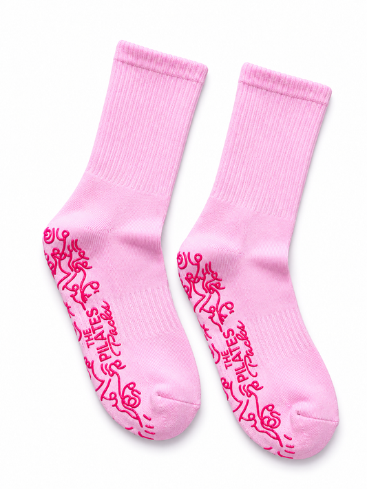 Pink Basics - Grip Socks